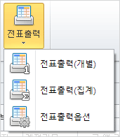 전표출력옵션