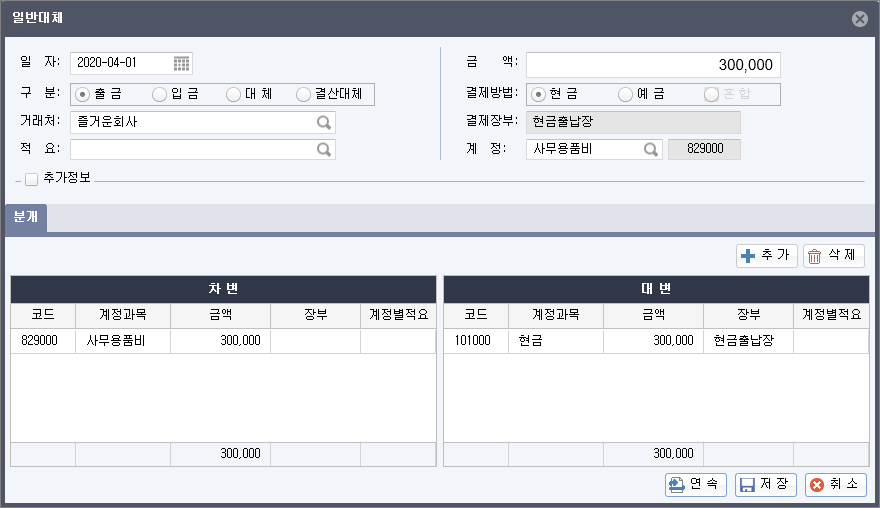 일반대체